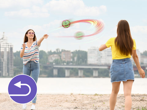 UranHub FlyingOrb Ball, Hand Controlled Hover Ball Mini Drone, Magic Cool Gifts, Indoor Outdoor Having Fun