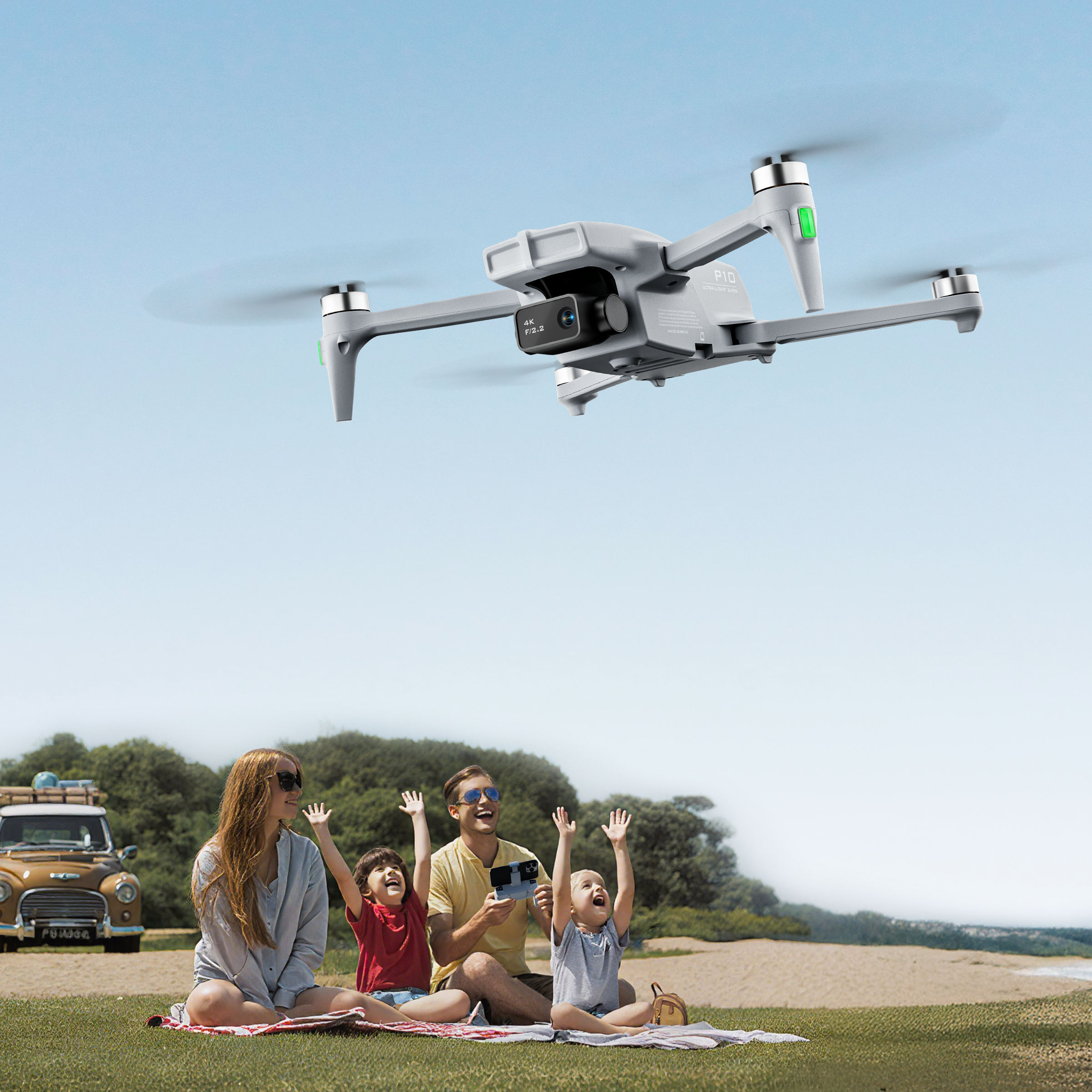 SNAPTAIN P10 GPS Beginner Drone with 4K Camera