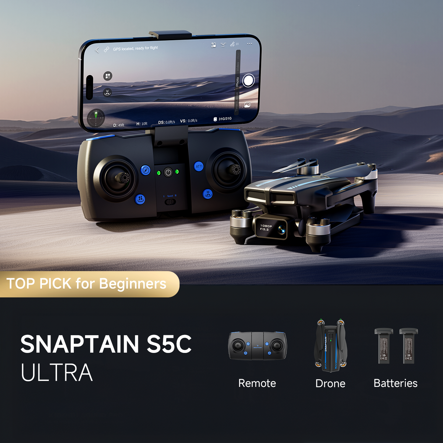 SNAPTAIN S5C ULTRA Beginner GPS Drone