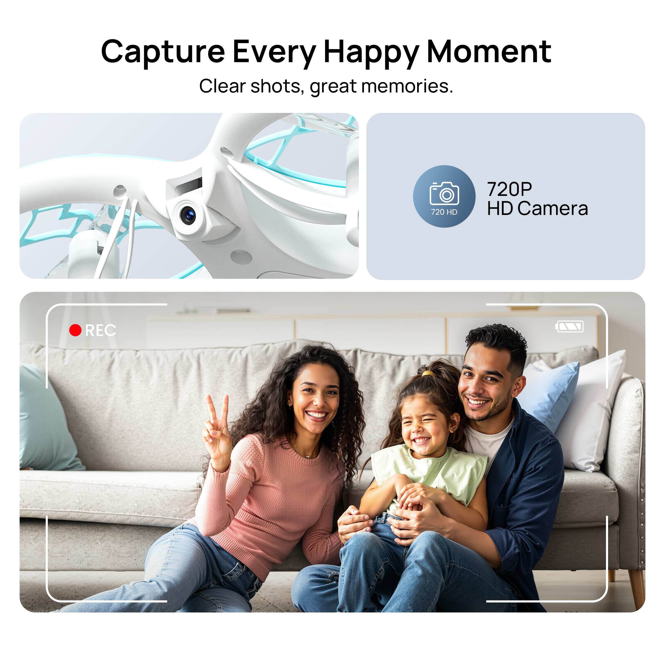 Snaptain K30 Mini In-Door Drone with Camera for Kids