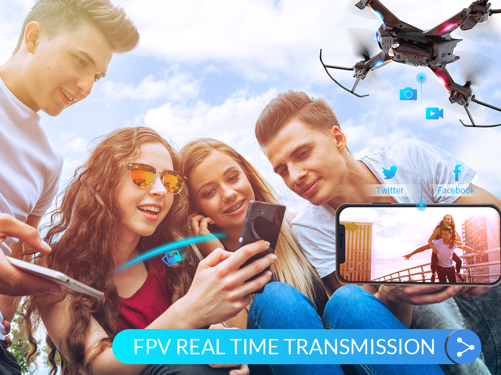 Snaptain s5c wifi top fpv drone reviews